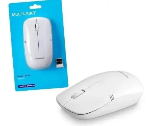 Mouse Sem Fio 2.4 Ghz Recarregavel Litio Multilaser (BRACO)