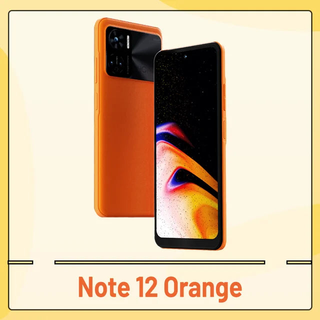 Celular Hotwav Note 12  8GB + 128GB  Laranjado