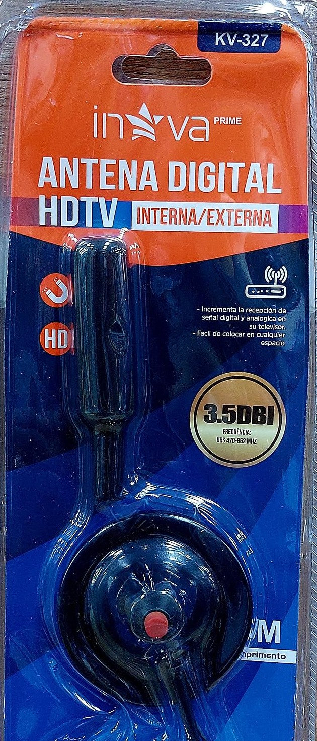 ANTENA DIGITAL PARA TV, CABO 5M-INOVA