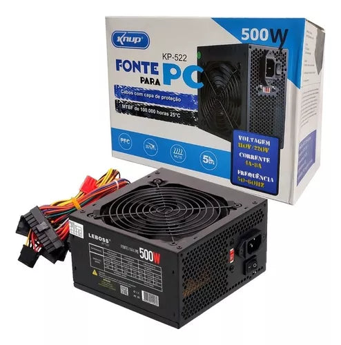 Fonte De Alimentação 500w Knup