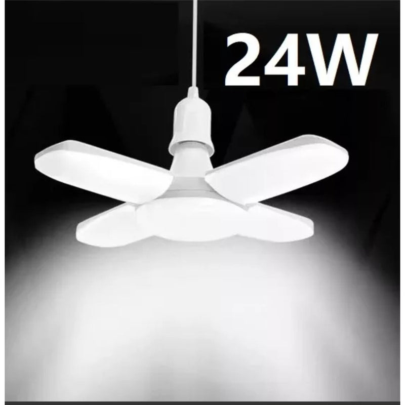 Lampada Multifuncional De Led Modelo Ventilador 24w 6500k Branca Fria Bivolt