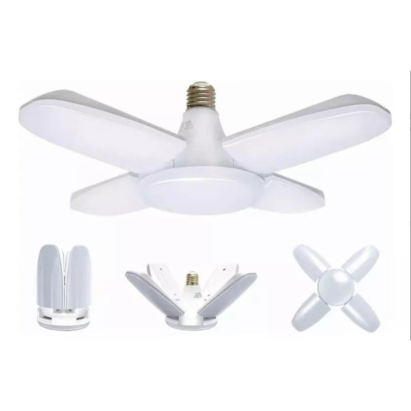 Lampada Multifuncional De Led Modelo Ventilador 24w 6500k Branca Fria Bivolt